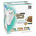 Fancy Feast Classic Seafood Cat Food Cans Variety Pack, 3 Oz, Box Of 36 Cans 1 thumbnail image