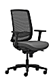 WorkPro® Expanse Series Ergonomic Mesh/Fabric Mid-Back Task Chair, Black/Gray, BIFMA Compliant 1 thumbnail image