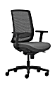 WorkPro® Expanse Series Ergonomic Mesh/Fabric Mid-Back Task Chair, Black/Gray, BIFMA Compliant 1 thumbnail image
