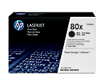 HP 80X Black High Yield Toner Cartridges, Pack Of 2, CF280XD