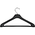 Lorell® Suit Hangers, Black, Pack Of 24