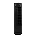 Optimus 17" Adjustable Ultra-Slim Oscillating Desktop Tower Fan, 18" x 6", Black