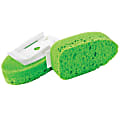 Libman Commercial Gentle Touch Foaming Dish Wand Refills, 3-5/8”H x 3-1/8”W, Green, 2 Sponges Per Pack, Set Of 6 Packs