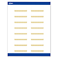 Avery® Printable Labels With Sure Feed® Technology, S00-EWS, Rectangle, 1" x 2-5/8", Matte White With Preprinted Gold Lace Trim Pattern, Pack Of 160 1 thumbnail image
