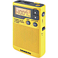 Sangean DT-400W Weather & Alert Radio, Yellow