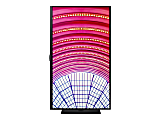 Samsung S24A600NWN - S60A Series - LED monitor - 24" (23.8" viewable) - 2560 x 1440 QHD @ 75 Hz - IPS - 300 cd/m² - 1000:1 - HDR10 - 5 ms - HDMI, DisplayPort - black
