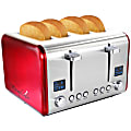 MegaChef 4-Slice Toaster, Red 1 thumbnail image