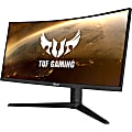 TUF VG34VQL1B 34" WQHD Curved Screen LED Gaming LCD Monitor - 21:9 - Black - 34" Class - Vertical Alignment (VA) - VG34VQL1B 1 thumbnail image