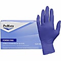 ProWorks Nitrile Powder-Free Exam Gloves - 3 mil Thickness x 9.50" Glove - X-Large Size - Nitrile - Blue Violet - GLN125FX 1 thumbnail image