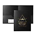 Custom Printed 1-Color  Durable Heavy Gauge Thick Poly 2-Pocket Presentation Folders, 9-1/2″ x 11-5/8″, Assorted Colors, Box Of 60 1 thumbnail image