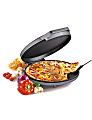Betty Crocker 8" Travel Pizza Maker Plus Indoor Electric Grill With Insulated Travel Bag, 2-3/4”H x 10”W x 8”D, Silver 1 thumbnail image