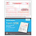 Office Depot® Brand 1096 Laser Tax Forms, 1-Part, 8-1/2" x 11", Pack Of 10 Forms 1 thumbnail image