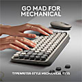 Logitech POP Keys Wireless Keyboard (Mist) - Wireless Connectivity - Bluetooth - 33 ft - 8 Emoji, Menu Hot Key(s) - 920011232 1 thumbnail image