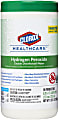 Clorox® Healthcare® Hydrogen Peroxide Disinfecting Wipes, 9" x 6 3/4", Canister Of 95 Wipes