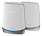 Netgear® Orbi CBK752 Wi-Fi 6 Mesh Wi-Fi System With Built-In Cable Modem, Pack Of 2 Devices, CBK752-100NAS