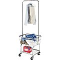 Whitmor Utility Cart - 1 Shelf - Chrome - Chrome Metal Frame