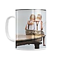 Custom Create Your Own, Photo Ceramic Coffee Mug, 2-Tone White Exterior With Interior Color,  11-oz.