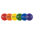 Champion Sports Rhino Skin Softi Low-Bounce Balls, 6", Assorted Colors, Set Of 6