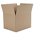 Caremail Shipping Box - External Dimensions: 12" Width x 8" Depth x 12" Height - Kraft - Brown - For Multipurpose - Recycled - 12 / Pack 1 thumbnail image
