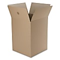 Caremail Large Foldable Box - External Dimensions: 16" Width x 15" Depth x 16" Height - Kraft - Brown - For Multipurpose - Recycled - 12 / Pack