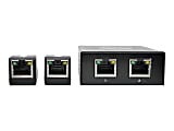Tripp Lite 2-Port HDMI over Cat5/Cat6 Extender Kit, Power over Cable, Box-Style Transmitter, 2 Mini Receivers, 1080p @ 60 Hz, TAA - Kit - video/audio extender - over CAT 5/6 - 2 ports - up to 100 ft - TAA Compliant
