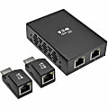 Eaton Tripp Lite Series 2-Port HDMI over Cat5/Cat6 Extender Kit, Power over Cable, Box-Style Transmitter, 2 Mini Receivers, 1080p @ 60 Hz, TAA 1 thumbnail image