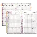 FranklinCovey Blooms Planner Refill, 5 1/2" x 8 1/2", 30% Recycled, 2 Pages Per Week, January–December 2017