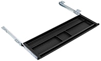 Mount-It! Under Desk Pencil Drawer, 2"H x 21-1/4"W x 5-5/8"D, Black