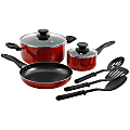 Gibson Home Palmer 8-Piece Cookware Set, Red 1 thumbnail image