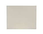 Ghent PremaTak Wrapped-Edge Vinyl Bulletin Board, 48-5/8" x 60-5/8", Ivory