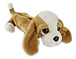 Office Depot® Brand Plush Animal Pencil Pouch, 4" x 11", Basset Hound