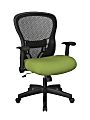 Office Star™ Space Seating 529 Series Deluxe Ergonomic Mesh Mid-Back Chair, Green