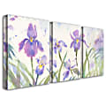 Trademark Global June Iris Gallery-Wrapped Canvas Print By Sheila Golden, 32"H x 48"W