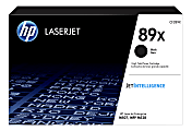 HP 89X High-Yield Black Toner Cartridge, CF289X