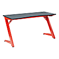 Office Star™ Beta Battlestation 54"W Gaming Computer Desk, Black/Red