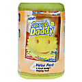 Scrub Daddy Scratch-Free Polymer Foam Scrubbing Sponges, 4 1/8", Yellow, Pack Of 4