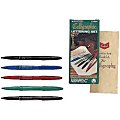 Sanford® Water-Based Ink Calligraphic® Calligraphy Pens, 2.5 mm, Medium Point, Assorted Colors, Set Of 5 1 thumbnail image