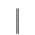 Honey-Can-Do Steel Shelving Support Poles, 48" x 1", Black, Pack Of 2