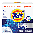 Tide® Laundry Detergent Powder With Bleach, Original Scent, 144 Oz Box