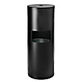 Gritt Commercial Floor Stand Wet Wipe Dispenser Station, With 7-Gallon Built-In Trash Can, Black/Silver 1 thumbnail image