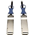 Eaton Tripp Lite Series QSFP+ to QSFP+ 40Gb Passive DAC Copper Infiniband Cable, 0.5M (20-in.) - Ethernet 40GBas - N28220NBK 1 thumbnail image