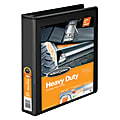 Office Depot® Brand Durable View 3-Ring Binder, 1 1/2" D-Rings, Black 1 thumbnail image