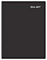 2026-2027 Office Depot® Brand 18-Month Academic Planner, 9" x 11", 30% Recycled, Black, July 2026 To December 2027 1 thumbnail image