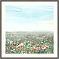 Amanti Art Wildflower Meadow II by Isabelle Z Wood Framed Wall Art Print, 41”W x 41”H, Gray