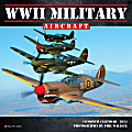2024 Willow Creek Press Scenic Monthly Mini Wall Calendar, 7” x 7”, WWII Military Aircrafts, January To December