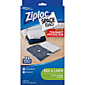 Ziploc® Clothing Space Bag - Extra Large Size - Clear, Black - 4/Carton - Cloth 1 thumbnail image