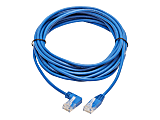 Tripp Lite N204-S20-BL-LA Cat.6 UTP Patch Network Cable - First End: 1 x RJ-45 Male Network - Second End: 1 x RJ-45 Male Network - 1 Gbit/s - Patch Cable - Gold Plated Contact - 28 AWG - Blue