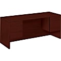 HON® 10500 Series™ 60"W Kneespace Credenza, Mahogany