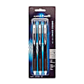 uni-ball® Vision™ Liquid Ink Rollerball Pens, Fine Point, 0.6 mm, Gray Barrel, Black Ink, Pack Of 3 Pens