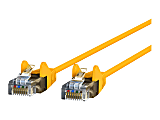Belkin CAT6 Slim Gigabit Snagless UTP Ethernet Cable - 5 ft Category 6 Network Cable  - CE001B05YLWS 1 thumbnail image
